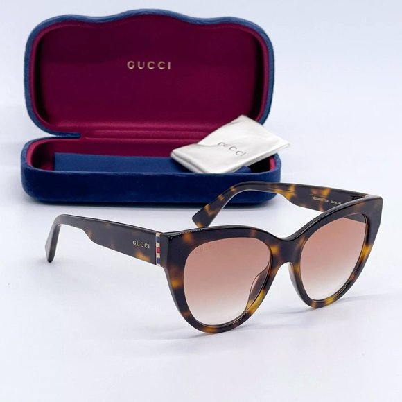Sale! New Gucci 53mm Women\'s Havana and Brown Sunglasses! main image 6
